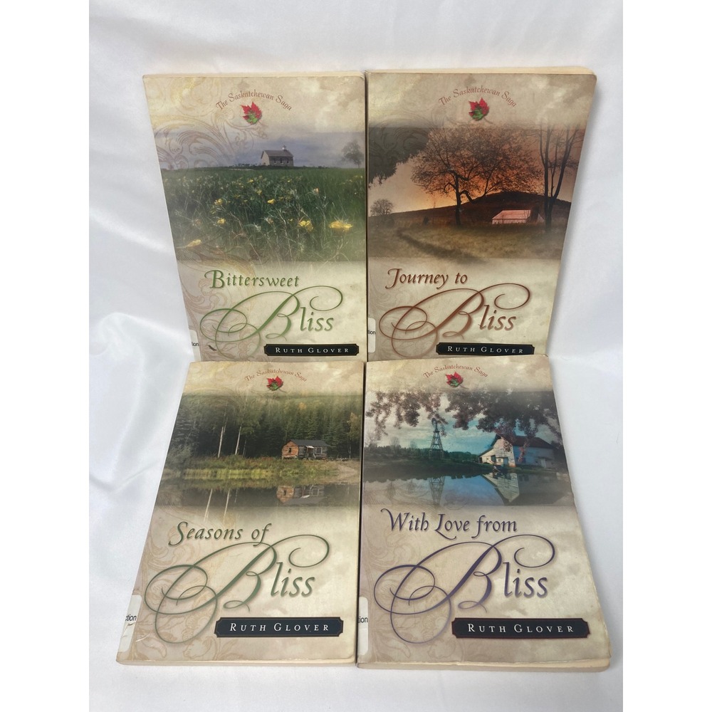 Ruth Glover Saskatchewan Saga Lot of 4 Christian Fiction PB Books Bliss Series